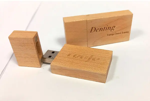 USB ECO-madera-grabado