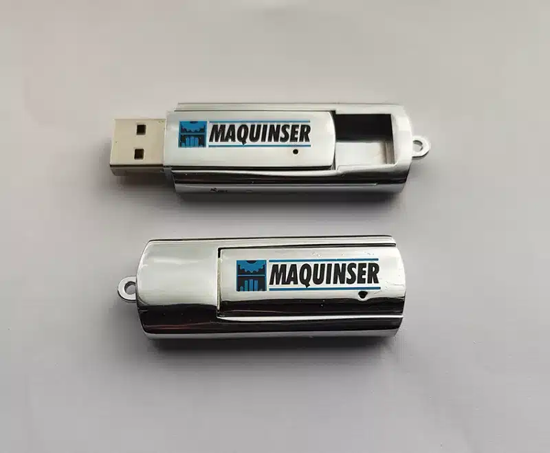 USB metal Chrome maquinser