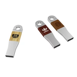 USB Madera Metal Slim detalle USB Madera Metal Slim detalle